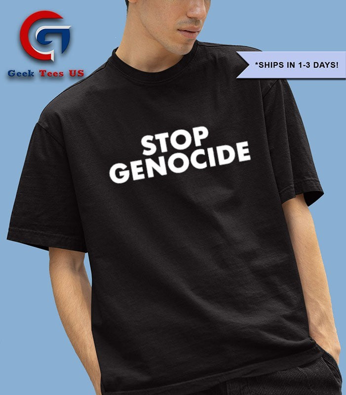 Stop genocide shirt