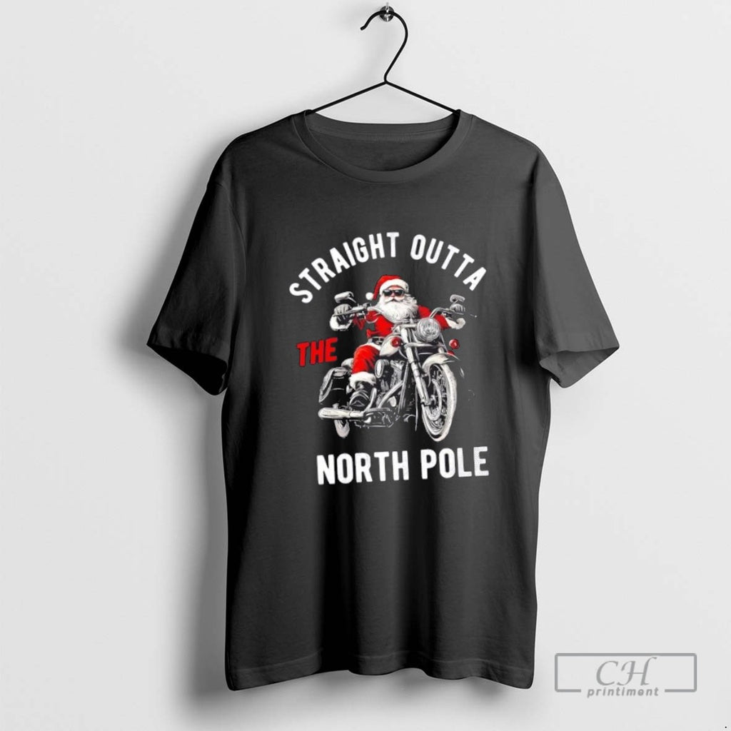 Straight Outta The North Pole Santa Christmas