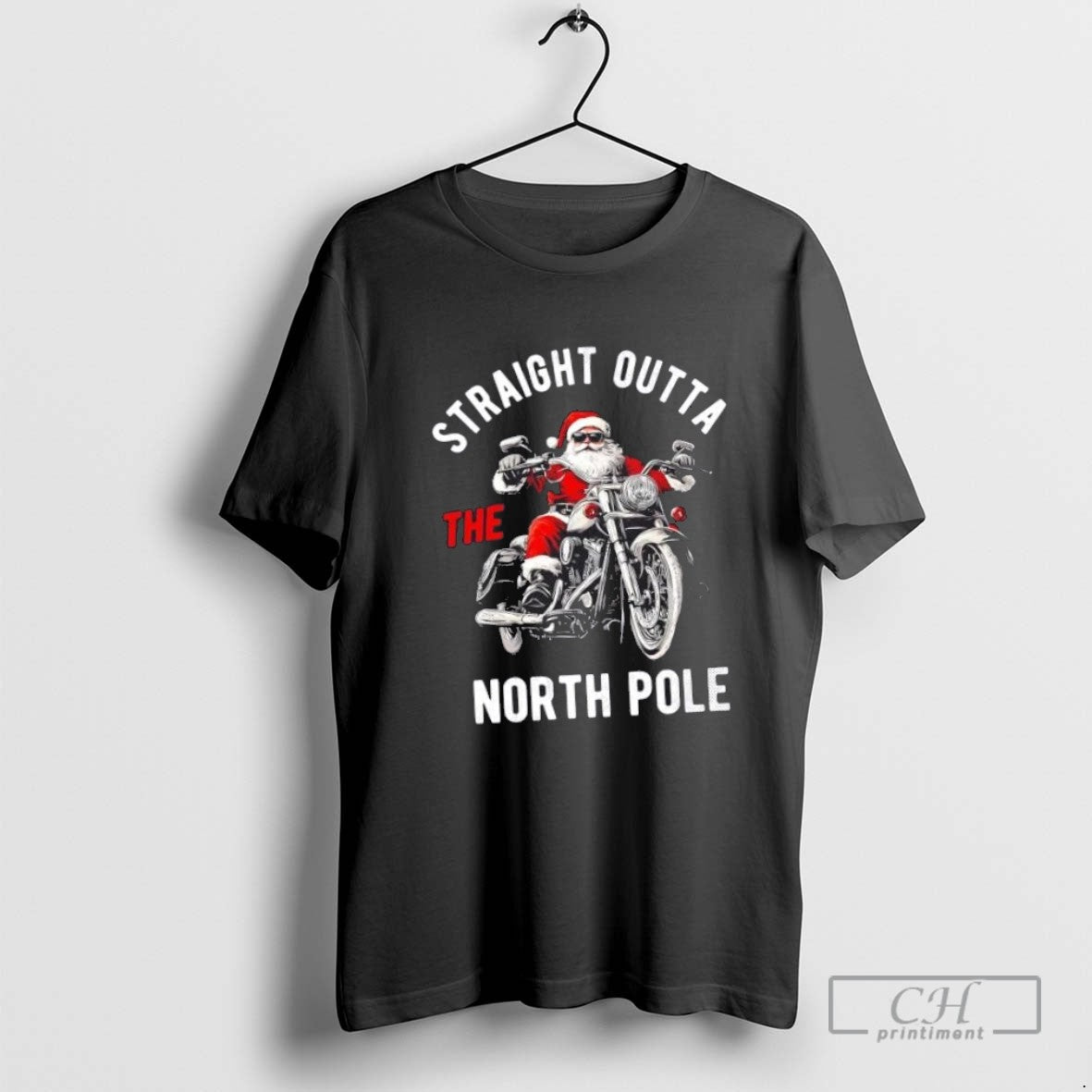 Straight Outta The North Pole Santa Christmas