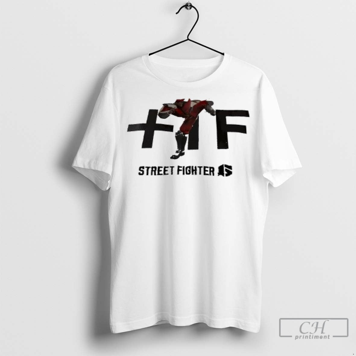 Street Fighter Robot Logo Ladies T Shirt Jpg