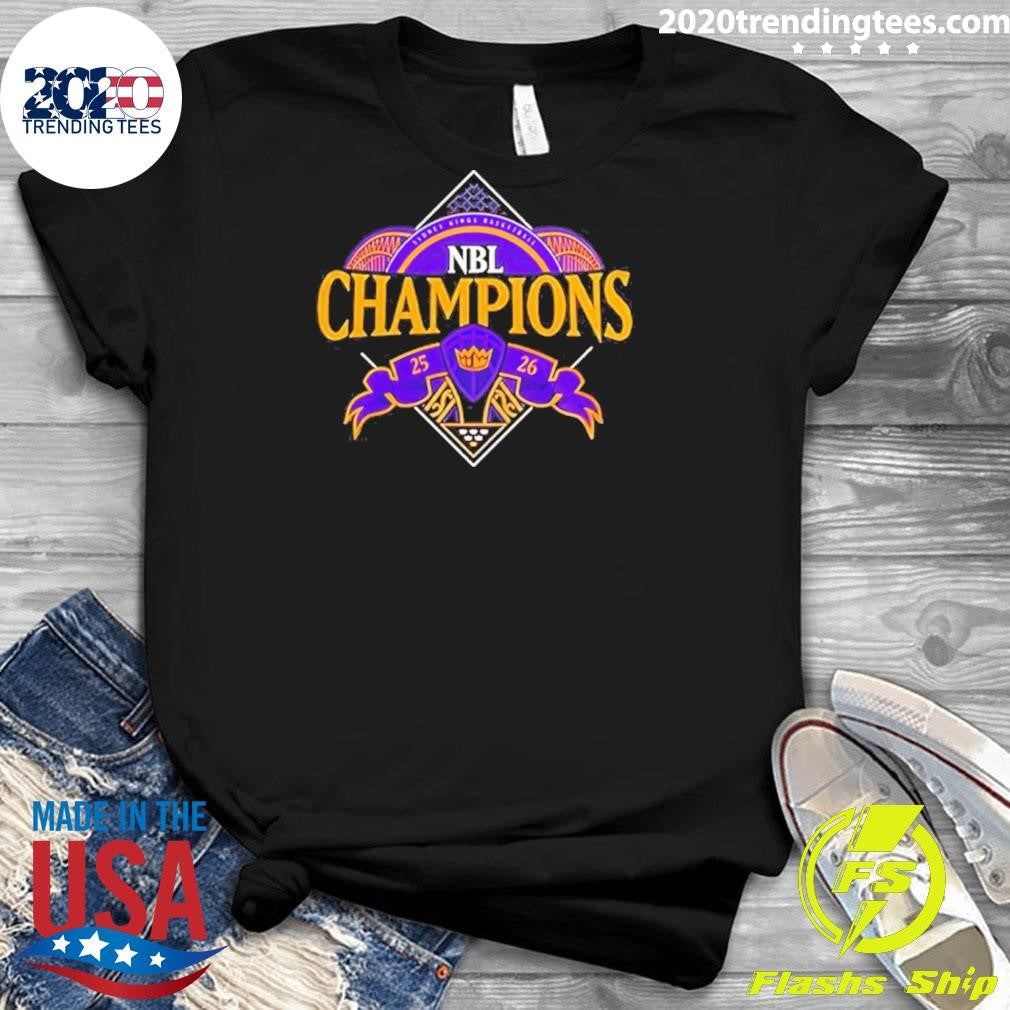 Sydney Kings 2026 National Basketball League Nbl Champions Shirt