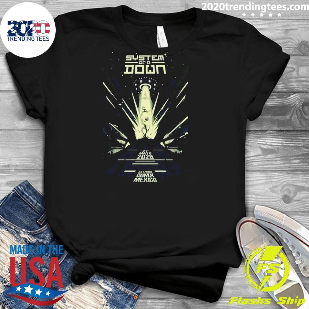 System Of A Down Cdmx Mexico Tour May 27 2026 Poster Shirt