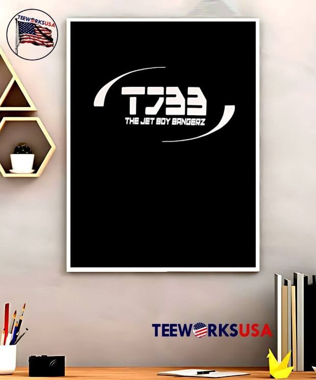 TJBB The Jet Boy Bangerz Logo Graphic Black T-Shirt