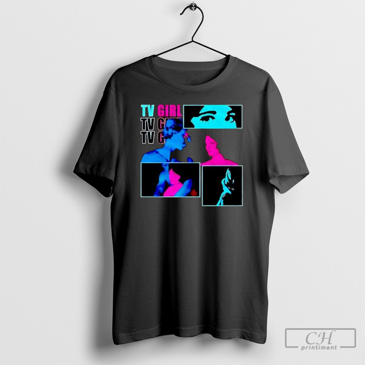Tv Girl Aesthetic Retro Collage Music Shirt Tee