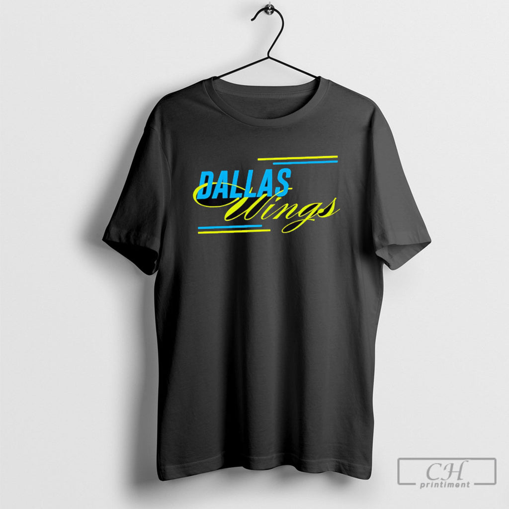 Takeoff Dallas Wings Text Design