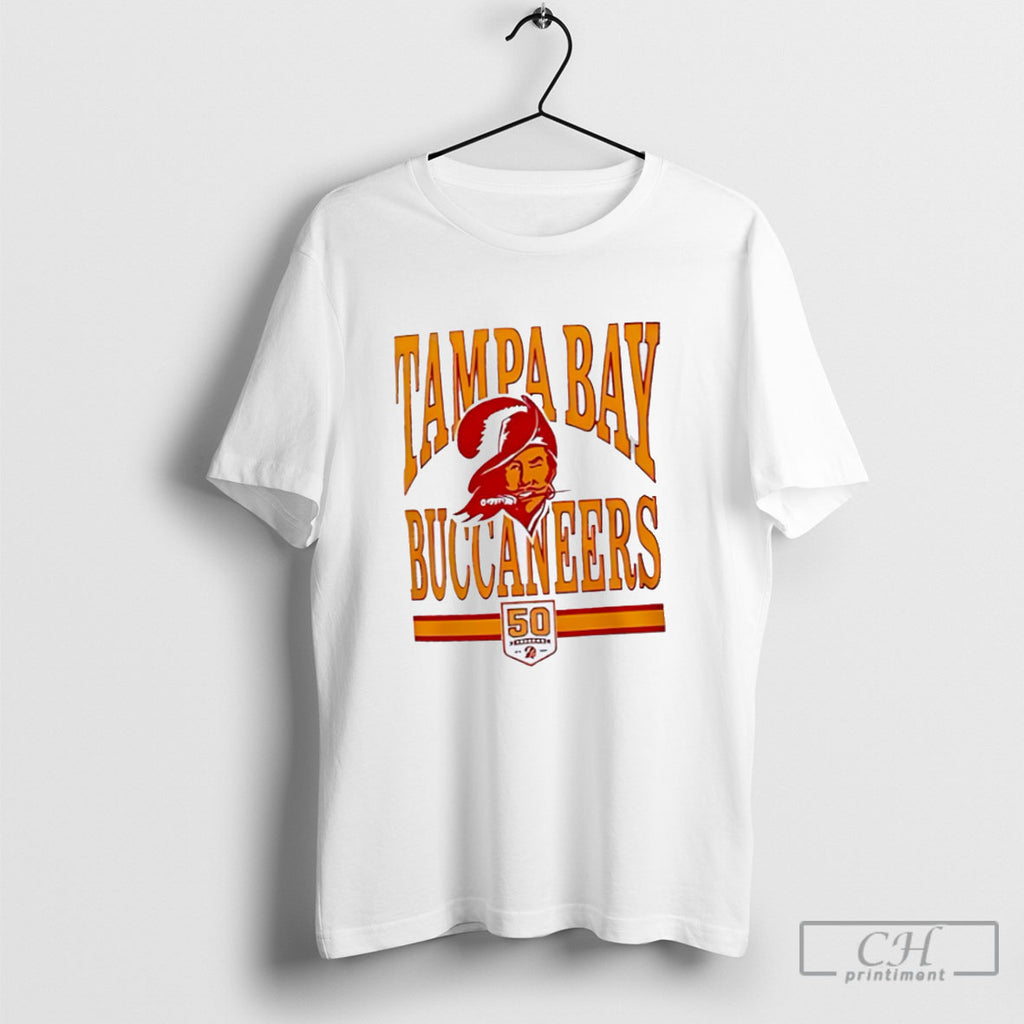 Tampa Bay Buccaneers 50th Season Essential 2025 White