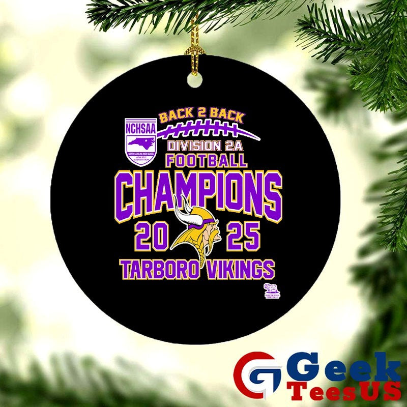 Tarboro Vikings NCHSAA Division 2A Football Champions 2025 T-shirt