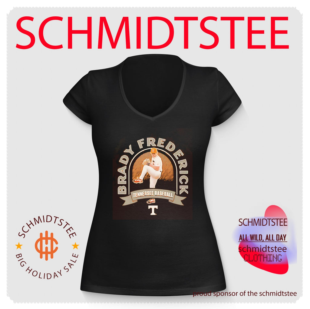 Tennessee Brady Frederick leg lift pose shirt