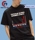 Testicular injuries in women’s sports shirt