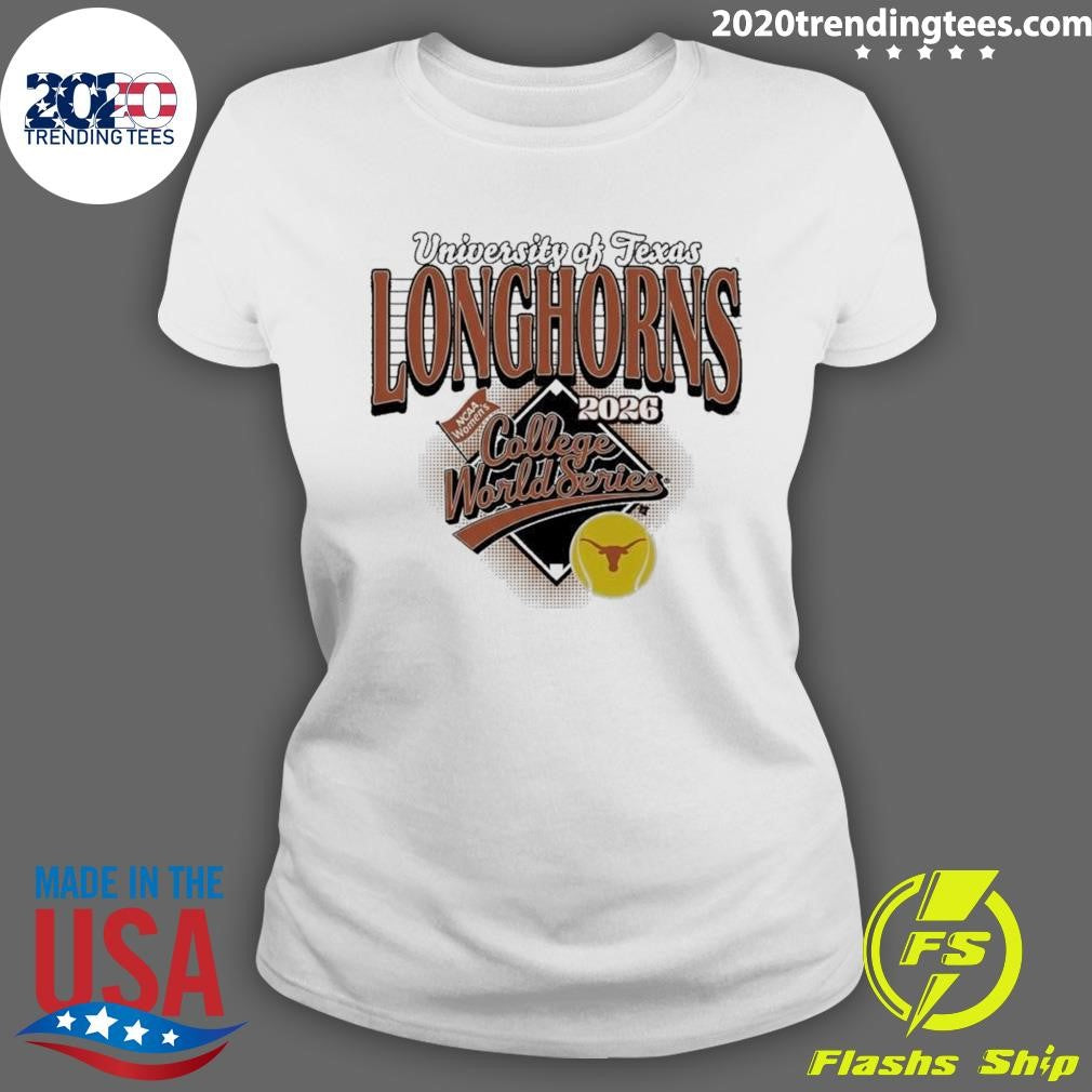 Texas Longhorns 2026 NCAA Softball Women’s College World Series Shirt