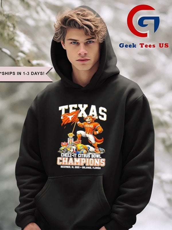 Texas Longhorns Cheez-It Citrus Bowl Champions December 2025 T-shirt