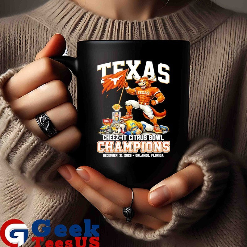 Texas Longhorns Cheez-It Citrus Bowl Champions December 2025 T-shirt
