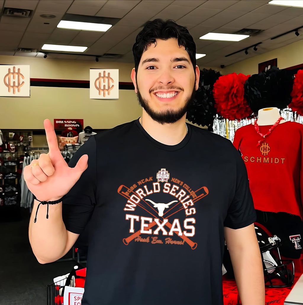 Texas Longhorns Hook ‘Em Horns 2026 NCAA Men’s College World Series shirt