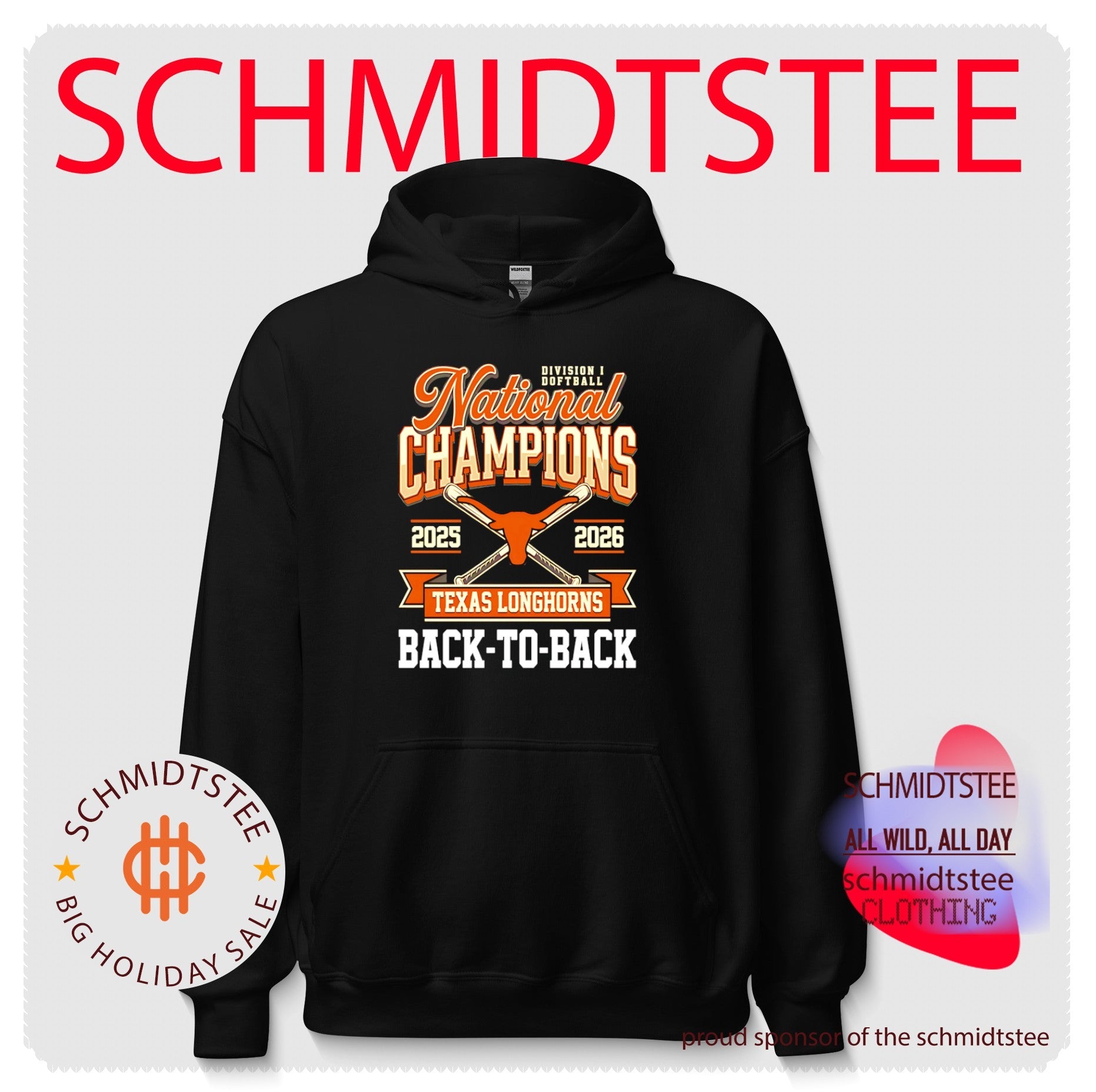 Texas Longhorns Softball National Champions 2026 back to back shirt
