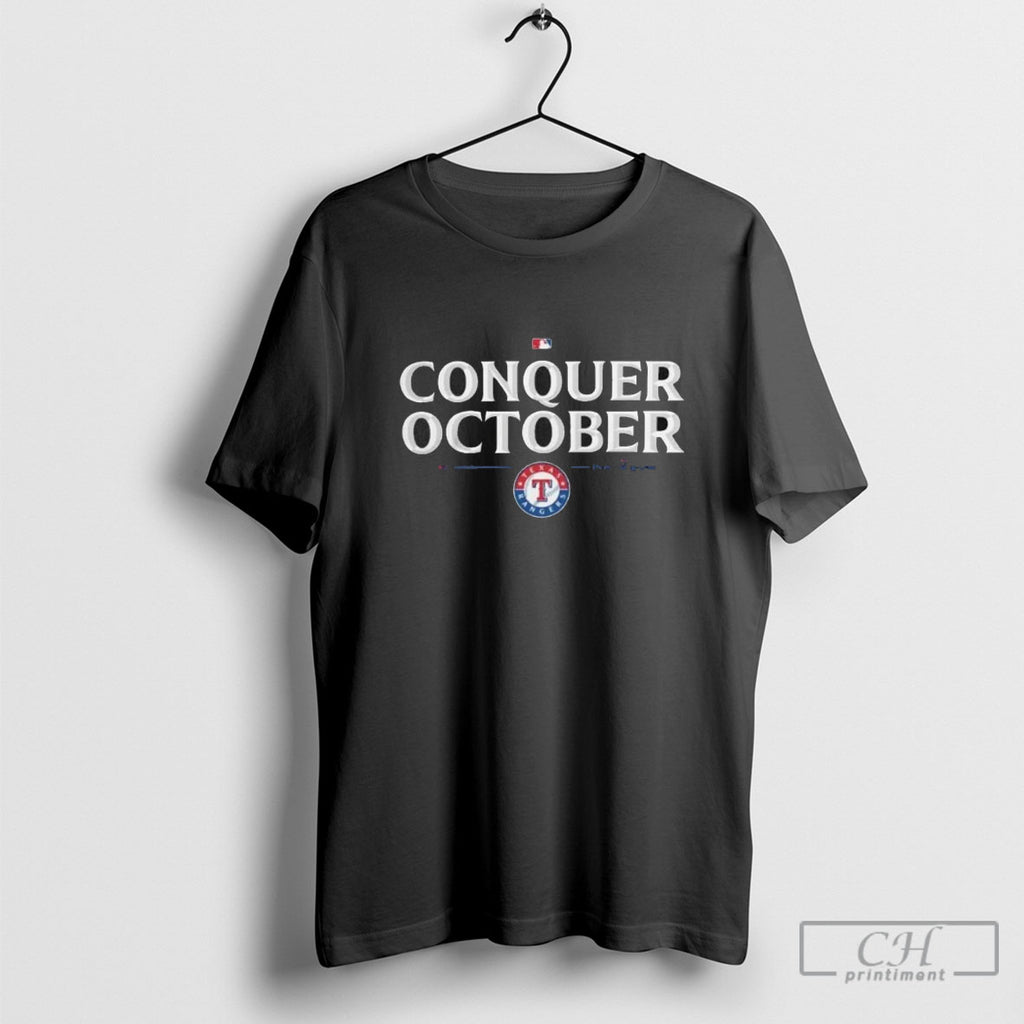 Texas Rangers Conquer October 2025 Playoffs Shirt Sweater