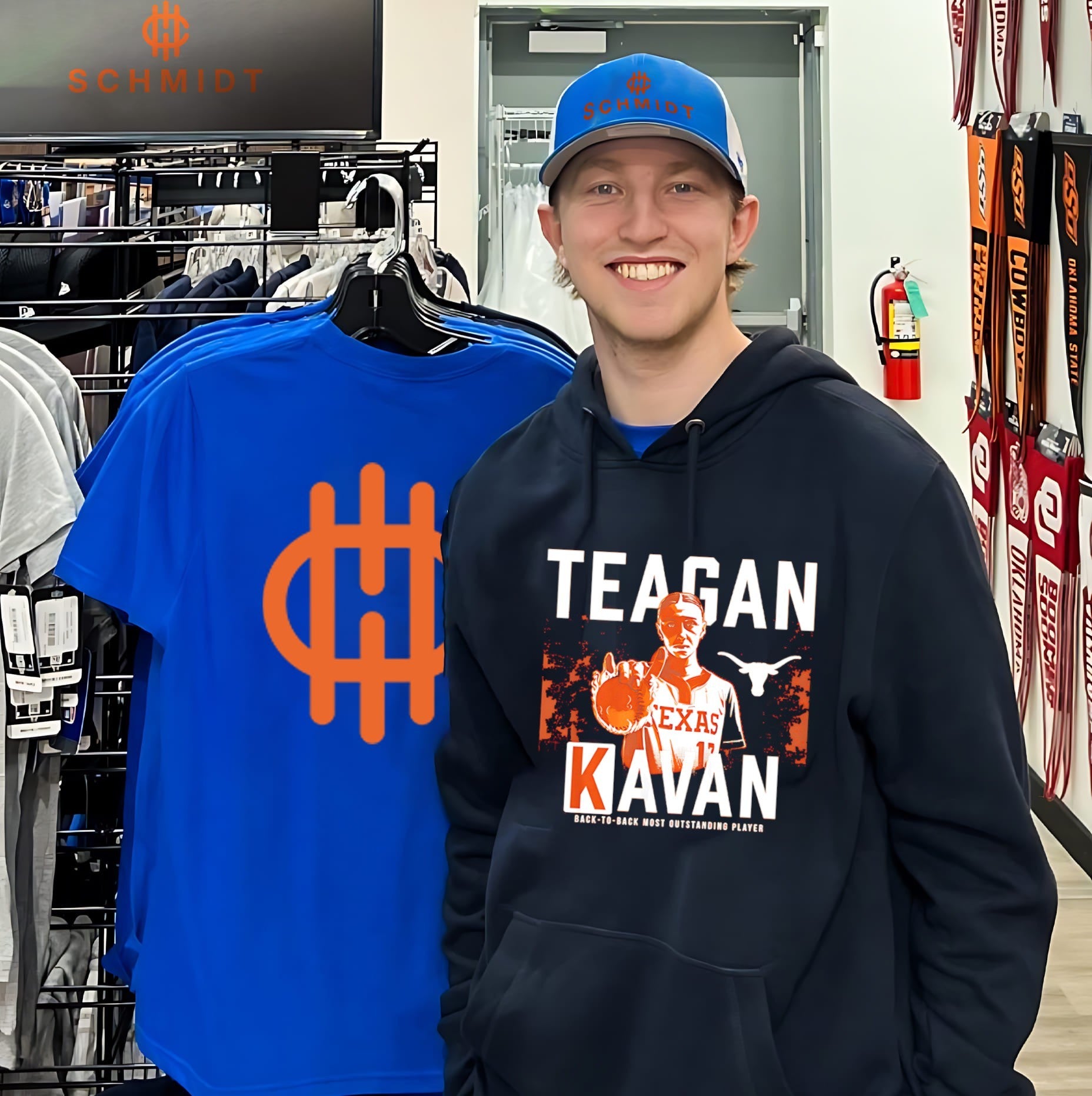 Texas Softball Teagan Kavan K back to back Most Outstanding Player Sign shirt
