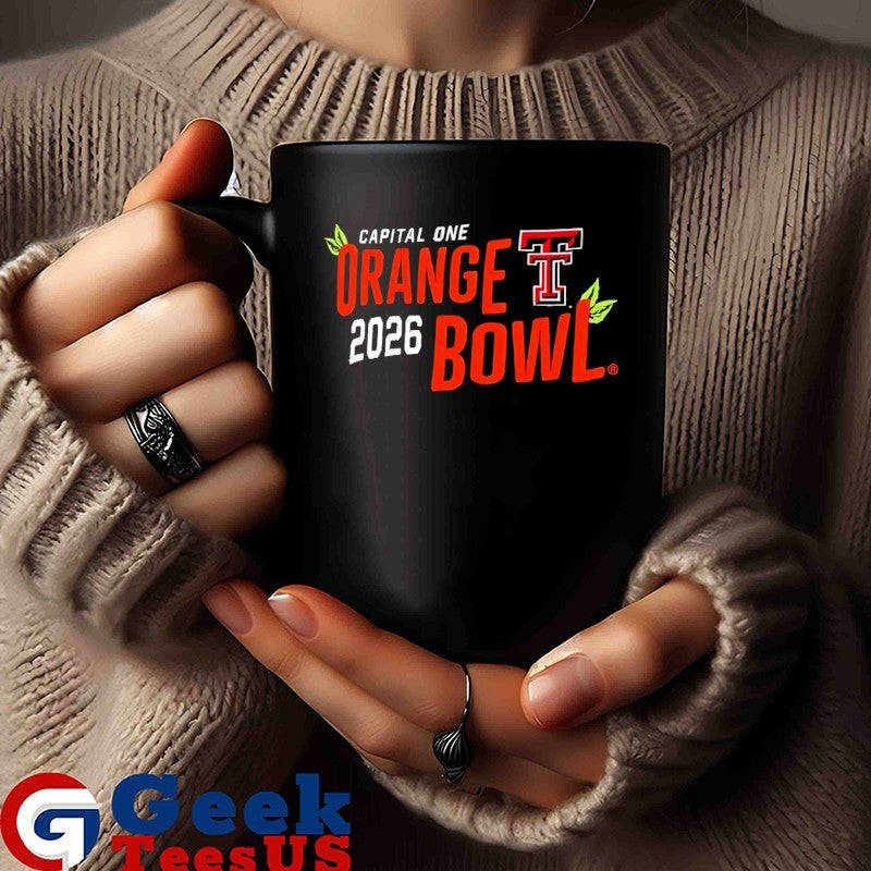 Texas Tech Red Raiders 2026 Capital One Orange Bowl shirt