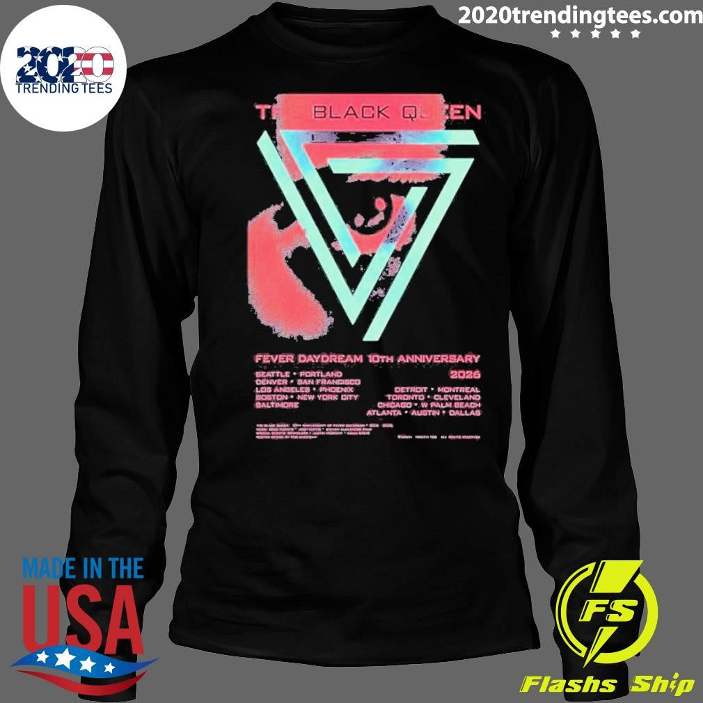 The Black Queen Poster Fever Daydream 10th Anniversary 2026 Shirt