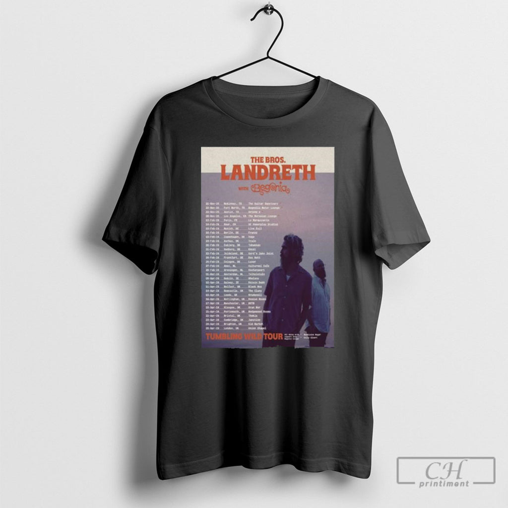 The Bros Landreth With Begonia Europe The Tumbling Wild Tour 2026