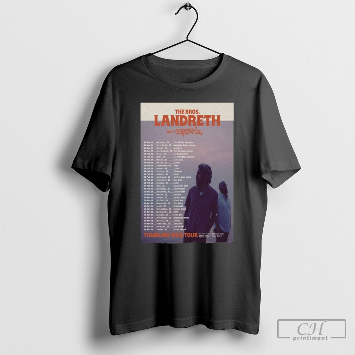 The Bros Landreth With Begonia Europe The Tumbling Wild Tour 2026