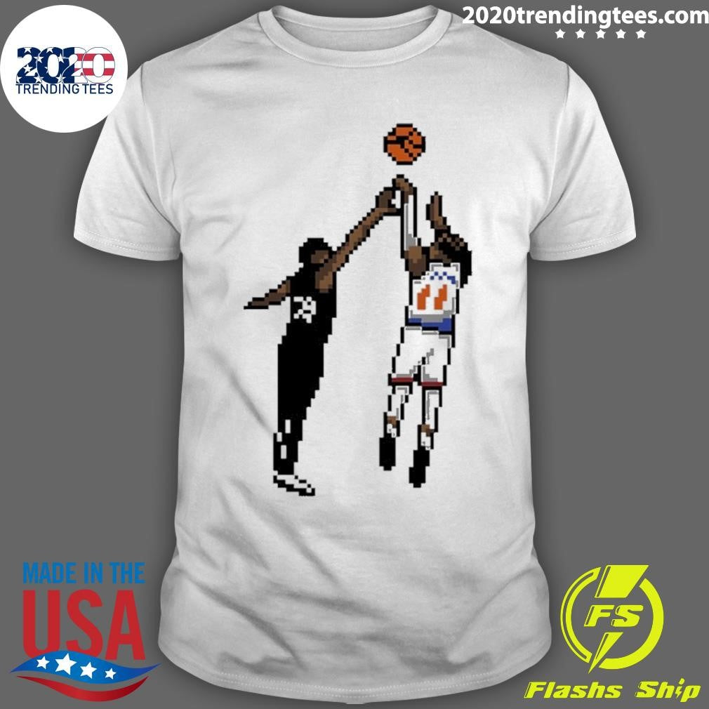 The Burner 8bit Jalen Brunson New York Knicks Shirt