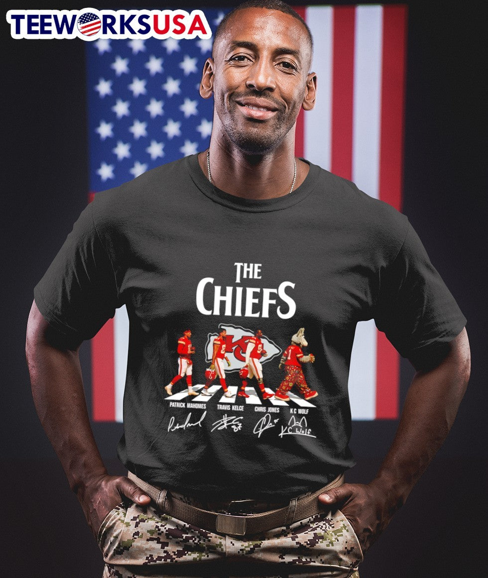 The Chiefs Patrick Mahomes Travis Kelce Chris Jones KC Wolf Shirt