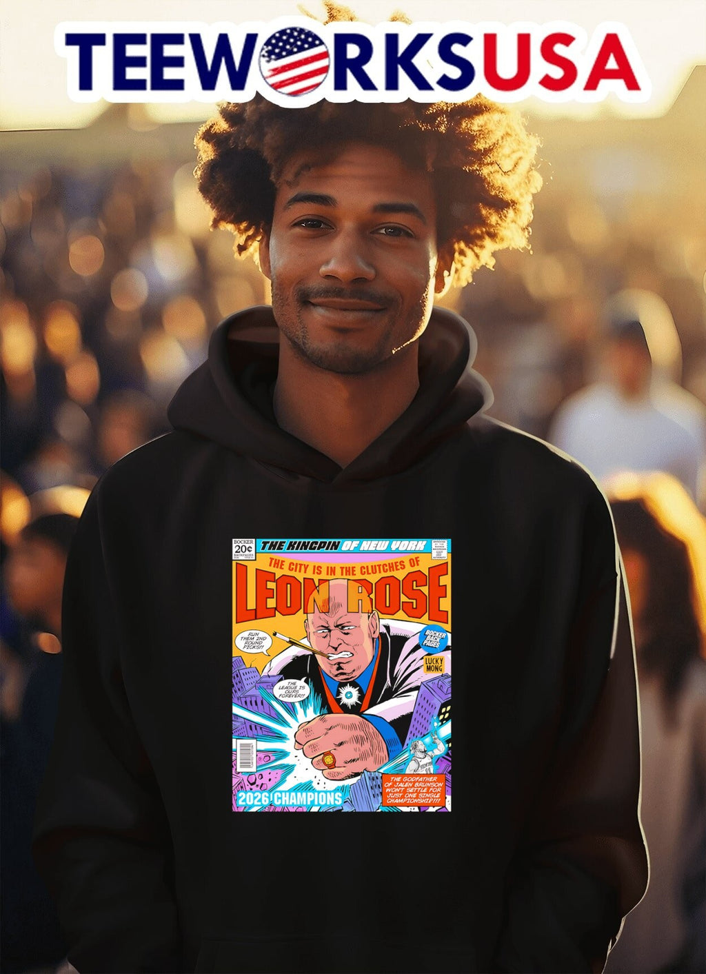 The City Is In The Clutches Of Leon Rose 2026 Champions Shirt