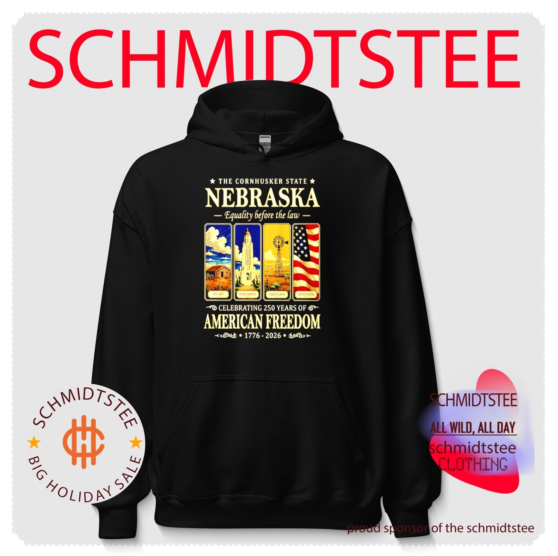 The Cornhusker State Nebraska Celebrating 250 Years Of American Freedom Shirt