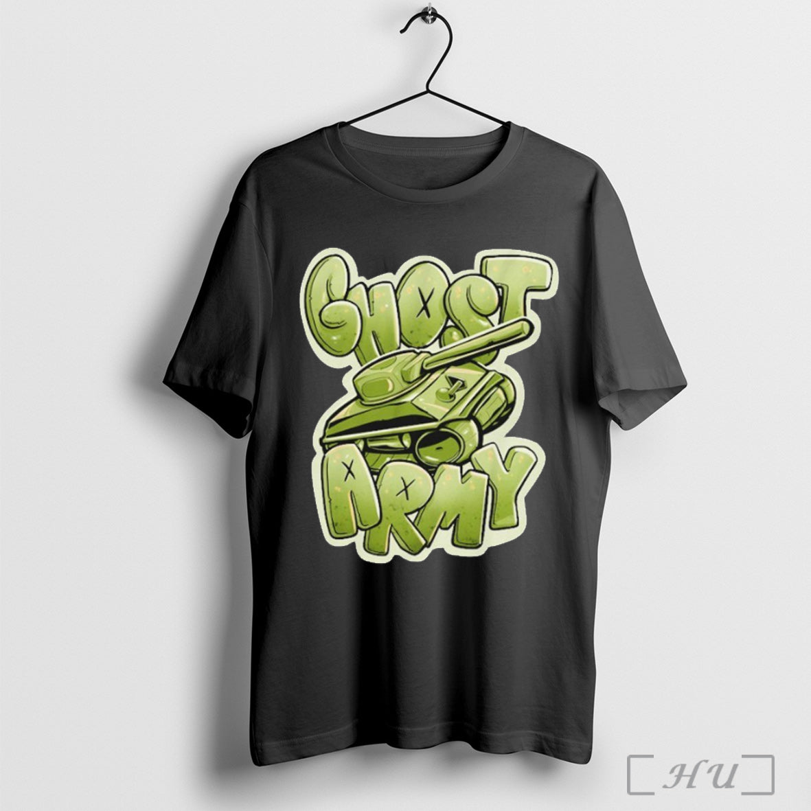 The Fat Electrician Ghost Army Tank T Shirt