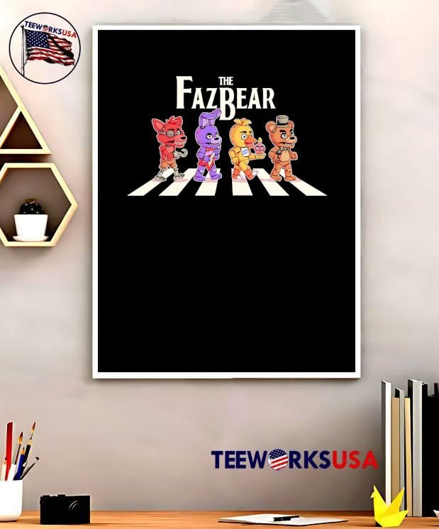 The Fazbear Abbey Road Foxy Bonnie Chica Freddy shirt