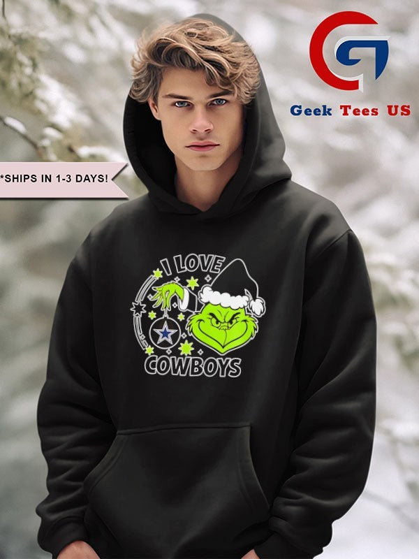 The Grinch I love Dallas Cowboys Christmas 2025 shirt