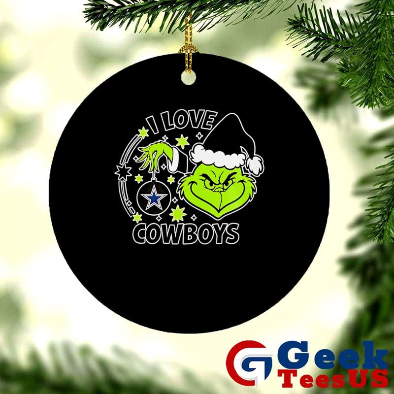 The Grinch I love Dallas Cowboys Christmas 2025 shirt