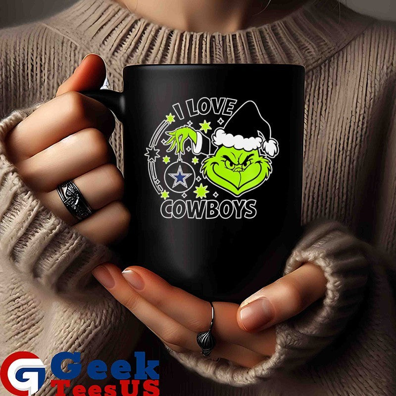 The Grinch I love Dallas Cowboys Christmas 2025 shirt