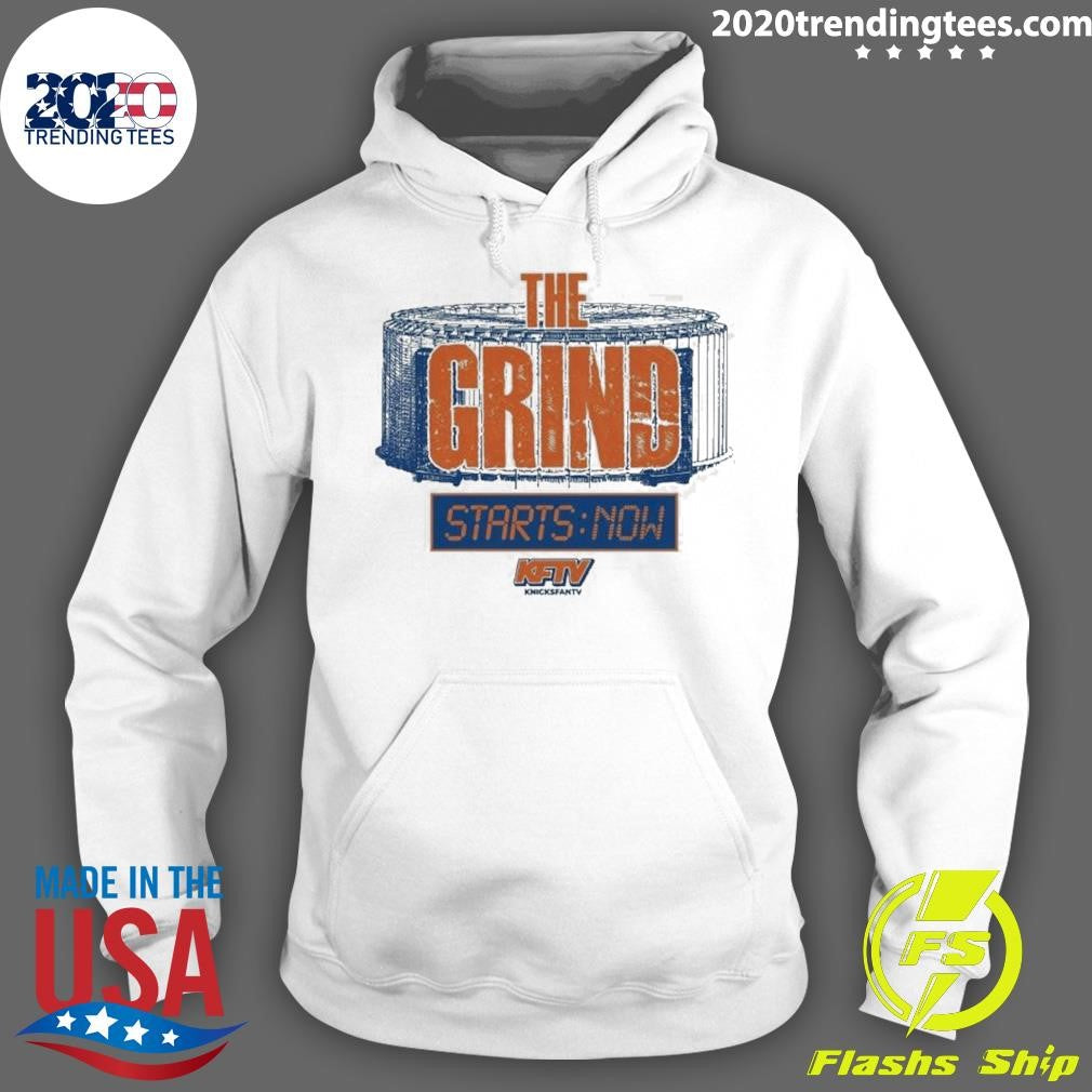 The Grind Starts Now New York Knicks Basketball Nba 2026 Shirt