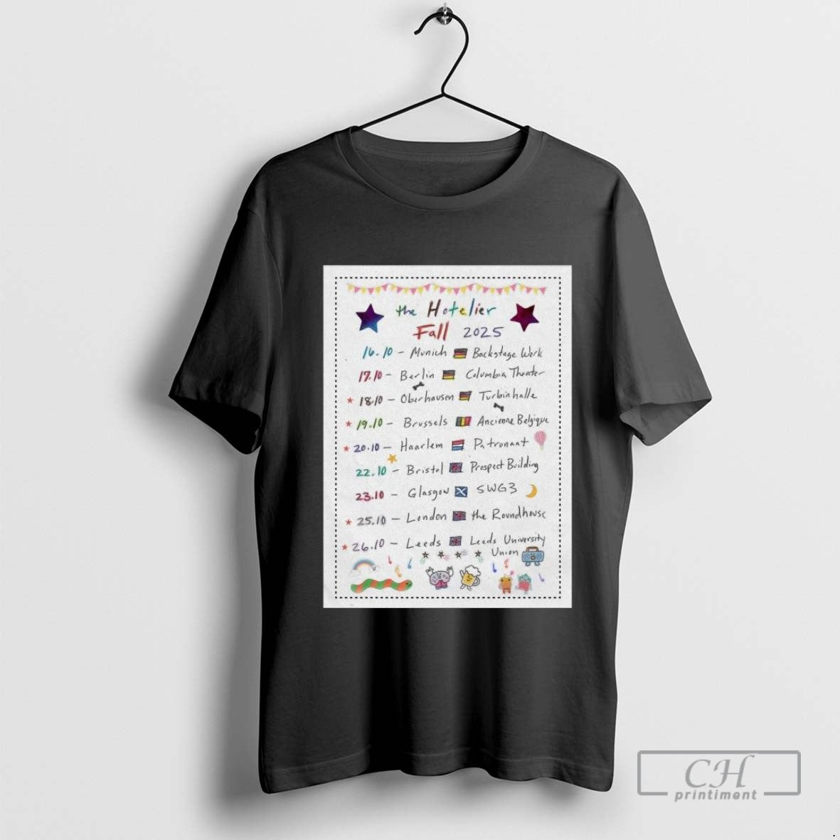 The Hotelier 2025 Fall Tour T Shirt Sweater