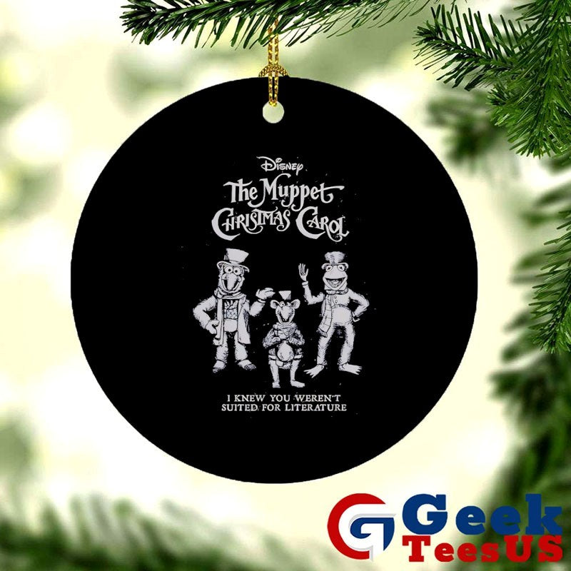 The Muppet Christmas Carol I knew you weren’t suited for literature shirt