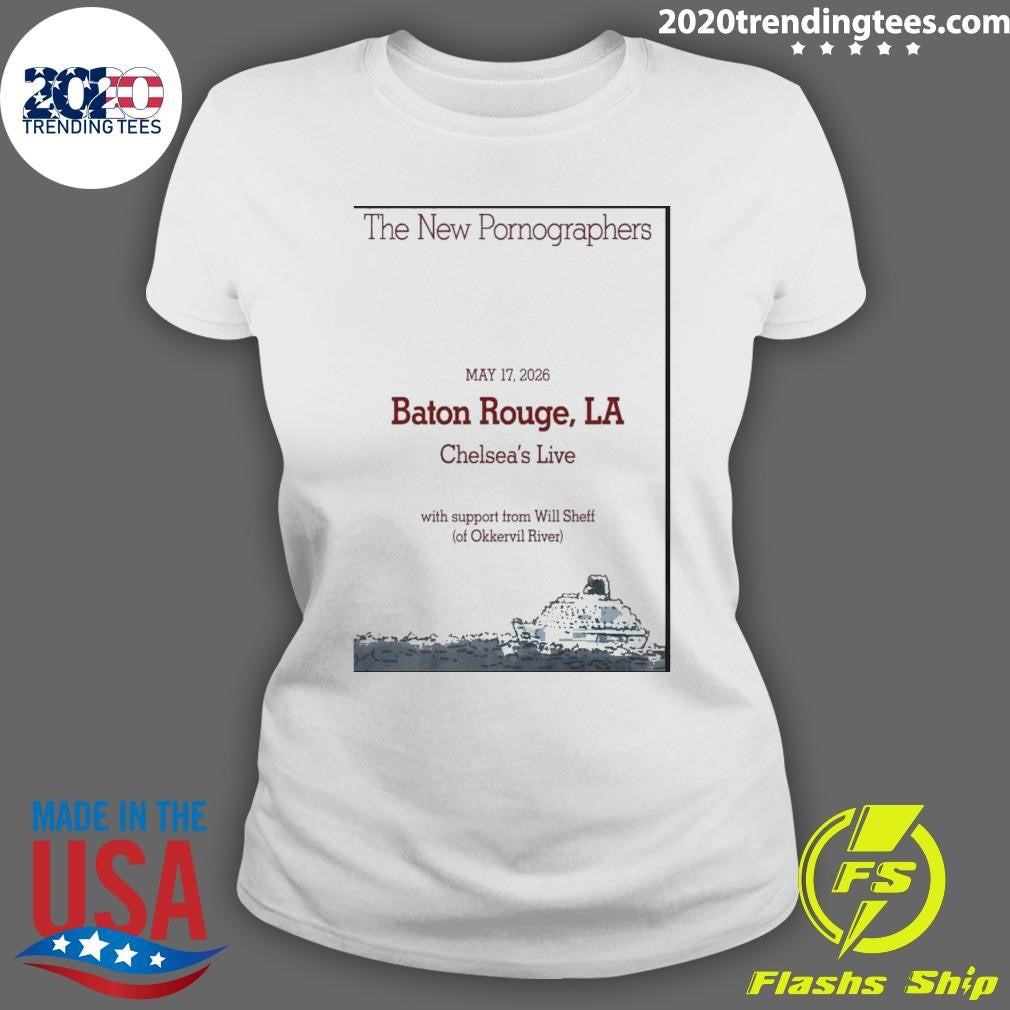 The New Pornographers Baton Rouge May 17 2026 Poster Shirt