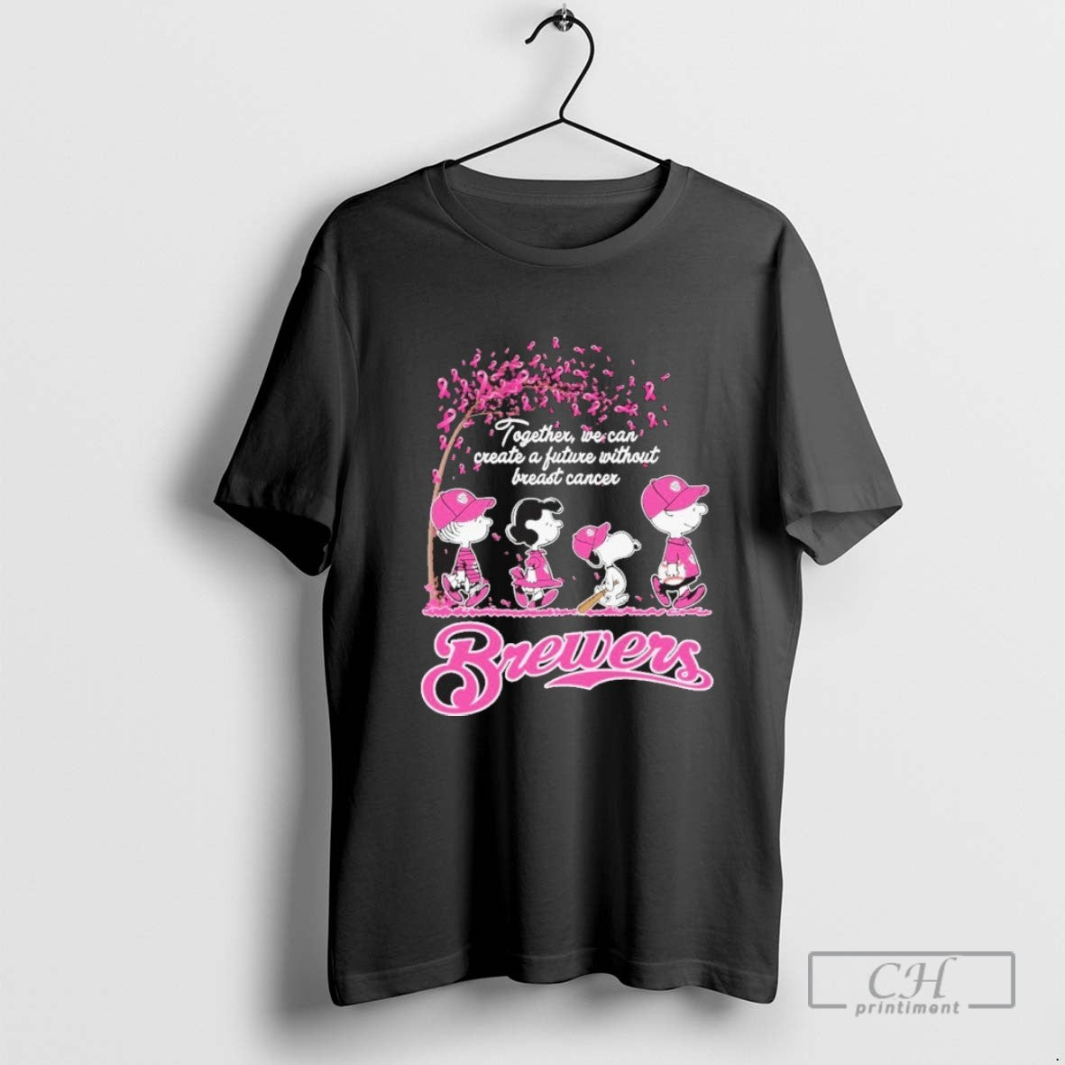 The Peanuts X Milwaukee Brewers Together We Can Create A Future Without Breast Cancer