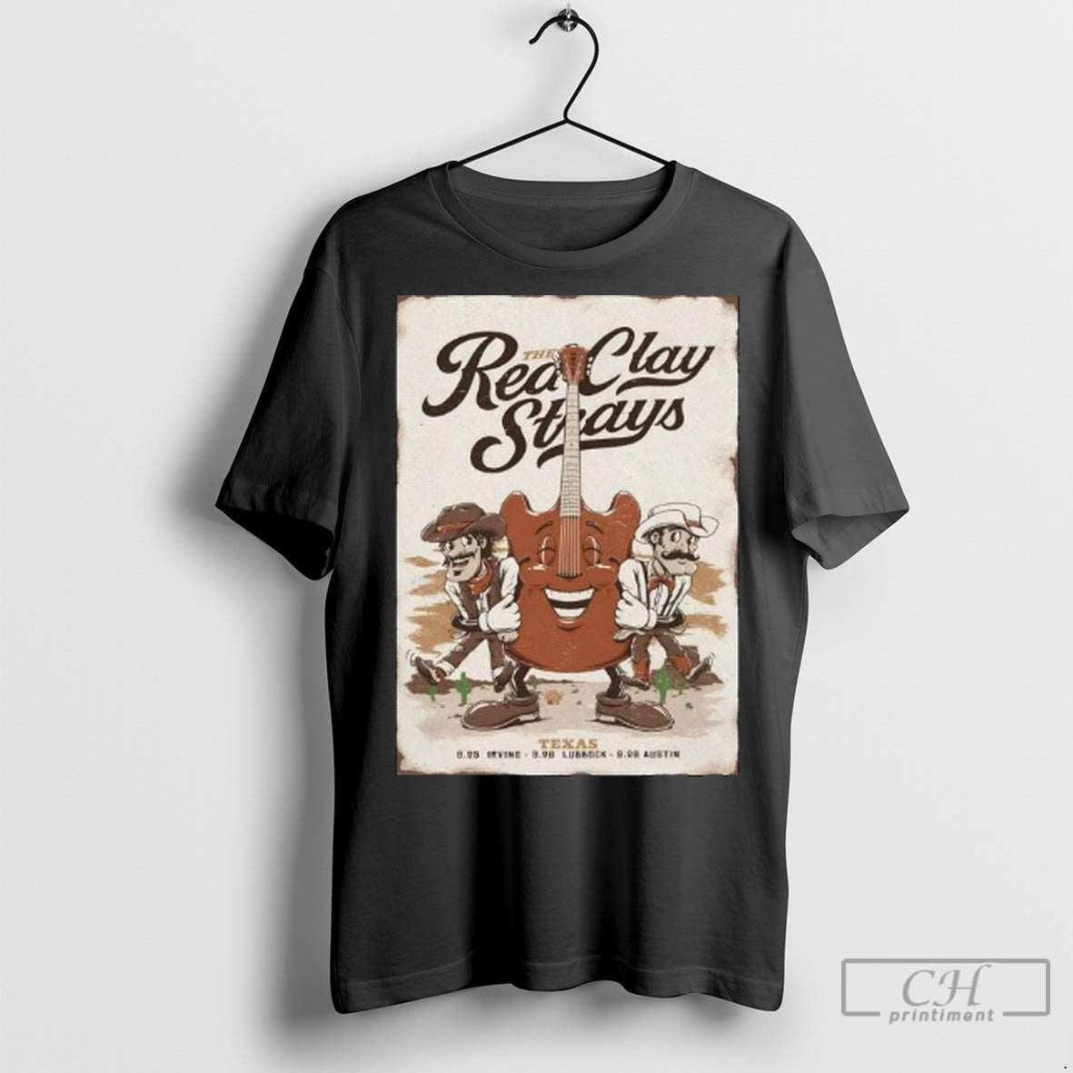 The Red Clay Strays Texas 2025 Shows Long Sleve T Shirt Jpg