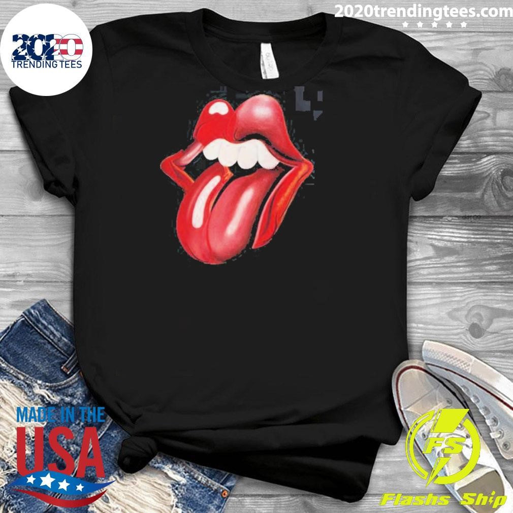 The Rolling Stones Foreign Tongues Big Tongue Logo Shirt