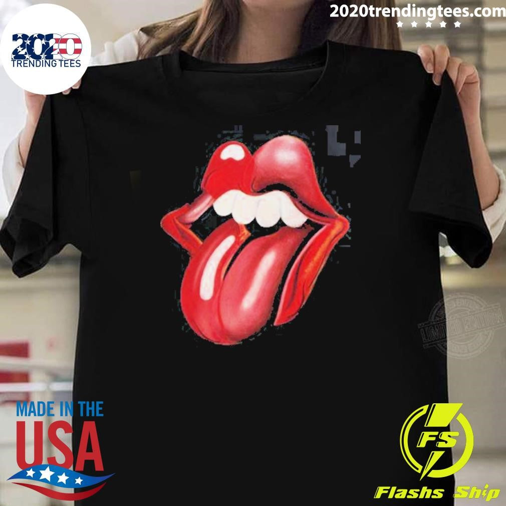 The Rolling Stones Foreign Tongues Big Tongue Logo Shirt