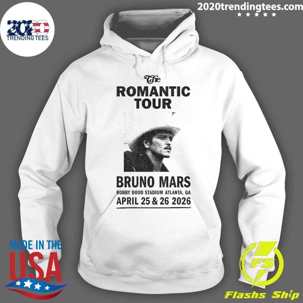 The Romantic Tour Bruno Mars Rogers Stadium From May 23 To 30 2026 Shirt