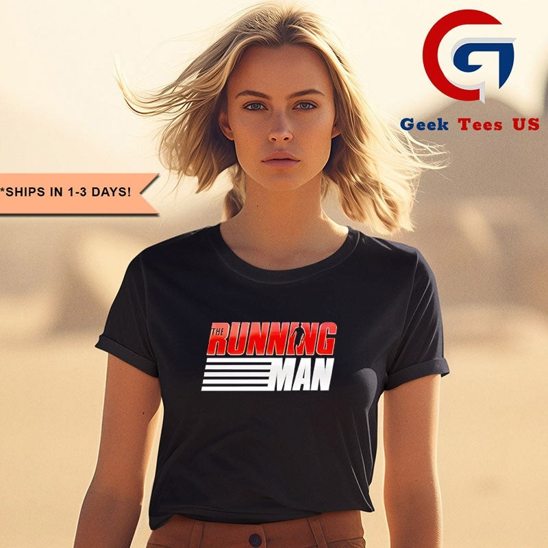 The Running Man Stephen King logo shirt