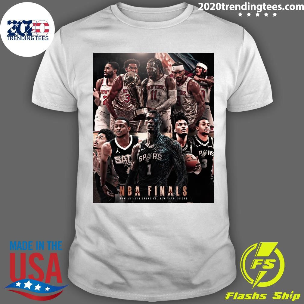 The San Antonio Spurs vs New York Knicks is now set for the 2026 NBA Finals Shirt