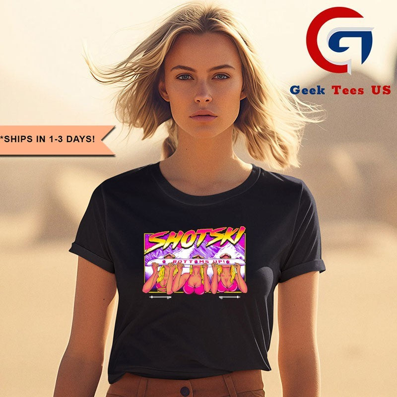 The Shotski bottoms up shirt