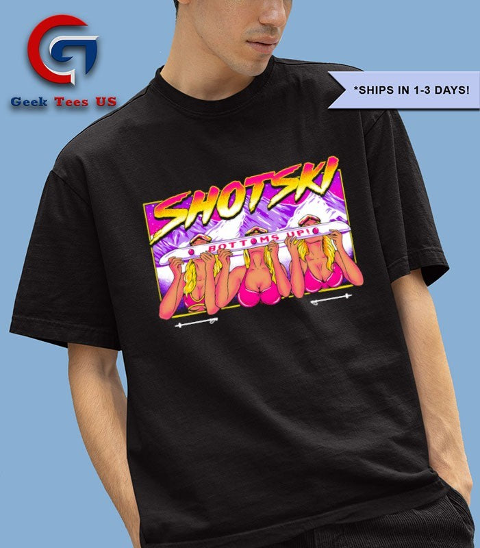 The Shotski bottoms up shirt