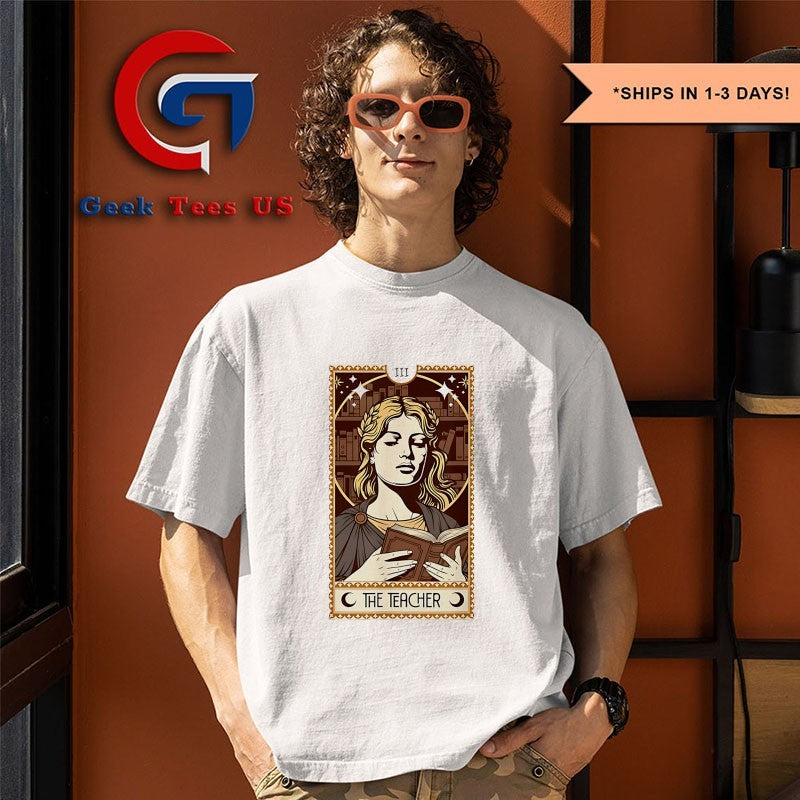 The Teacher Taro Card Back to School vintage shirt