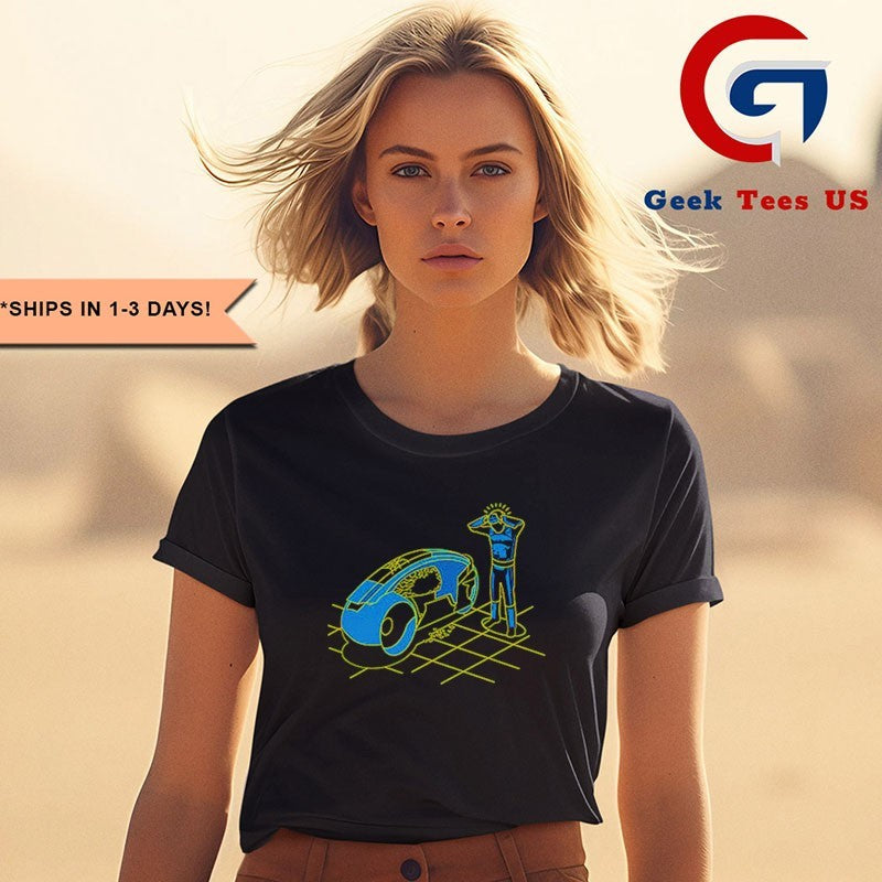 The big bang theory sheldon cooper tron shirt