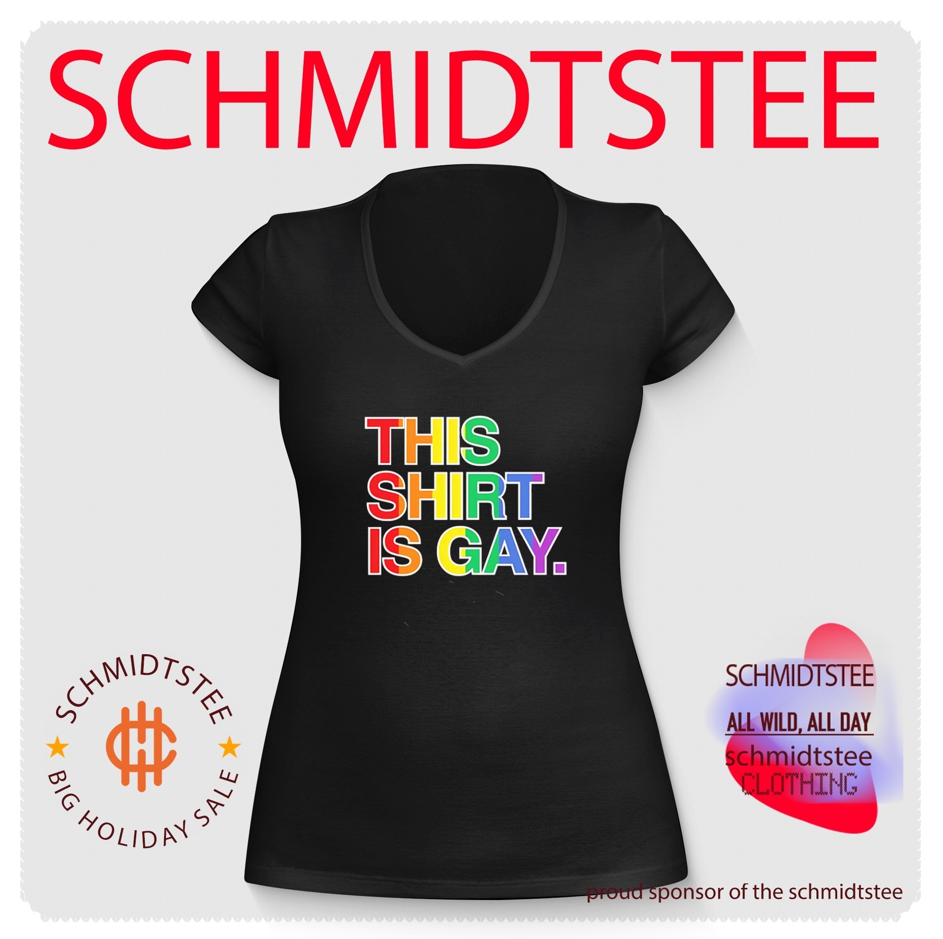 This shirt is gay rainbow Pride shirt