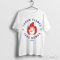 Thrower Flames Take Names Baseballism T Shirt